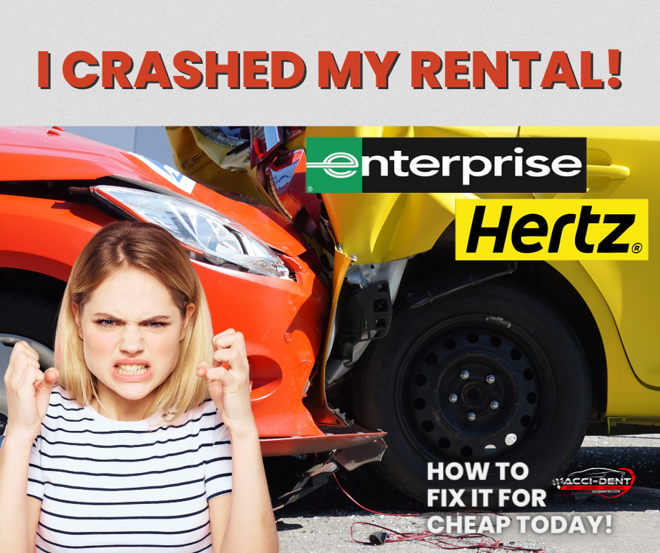 HELP! My Rental Car Got a Dent! How Do I Fix it in a Day?